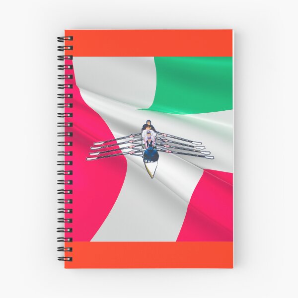 Item preview, Rowers Rowing in Italian White Green and Red designed and sold by Michael van der Hoorn.