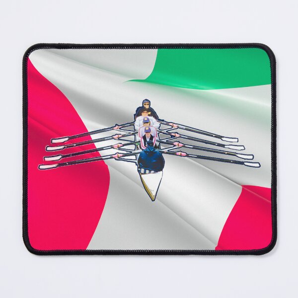 Item preview, Rowers Rowing in Italian White Green and Red designed and sold by Michael van der Hoorn.
