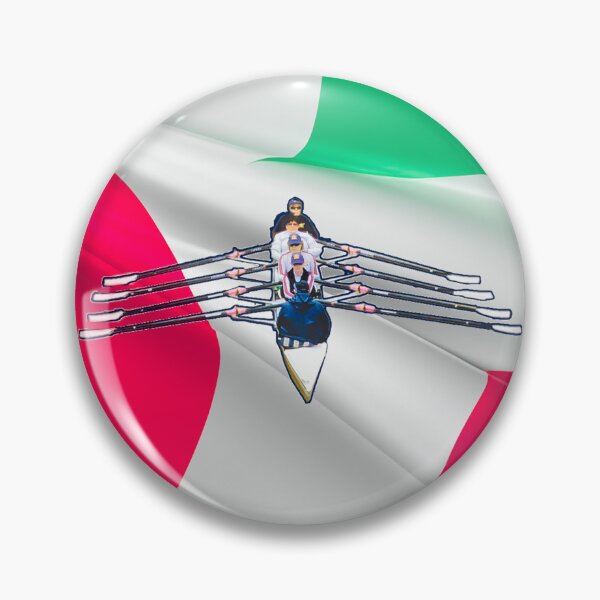 Item preview, Rowers Rowing in Italian White Green and Red designed and sold by Michael van der Hoorn.