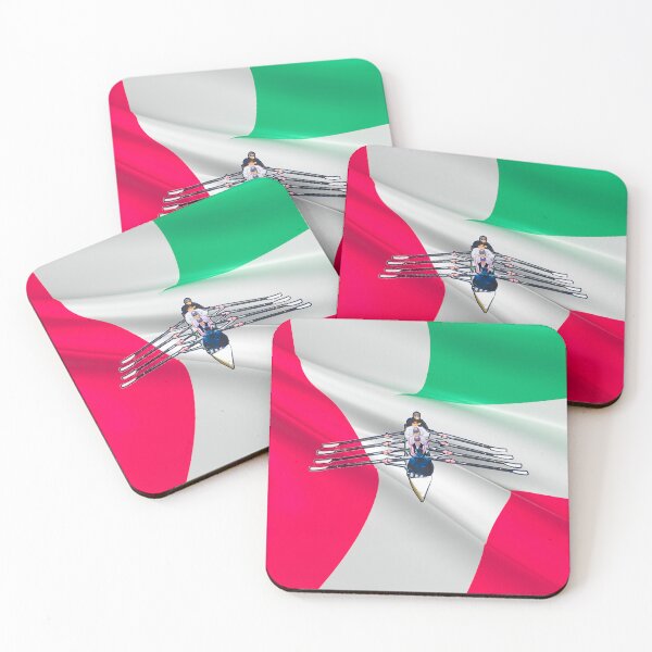 Item preview, Rowers Rowing in Italian White Green and Red designed and sold by Michael van der Hoorn.