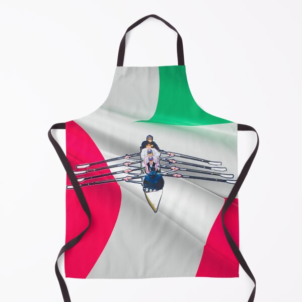 Item preview, Rowers Rowing in Italian White Green and Red designed and sold by Michael van der Hoorn.