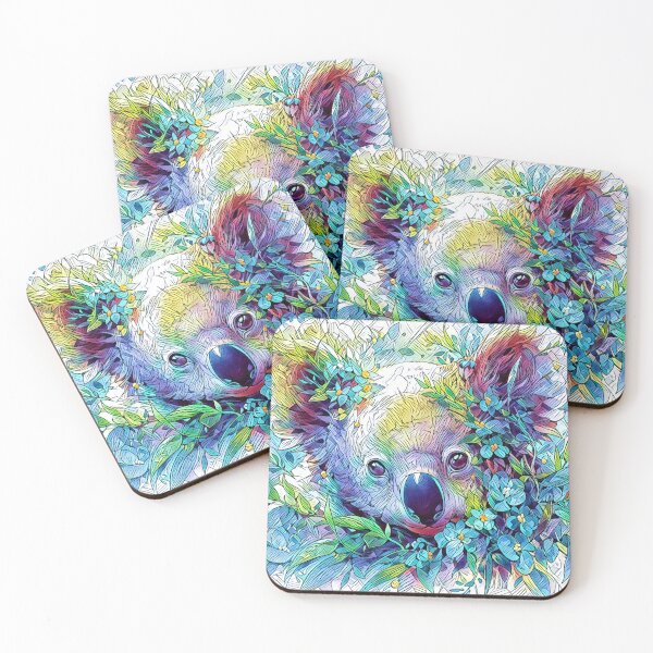 Item preview, Abstract Colorful Koala  designed and sold by TheAnimalZ00.