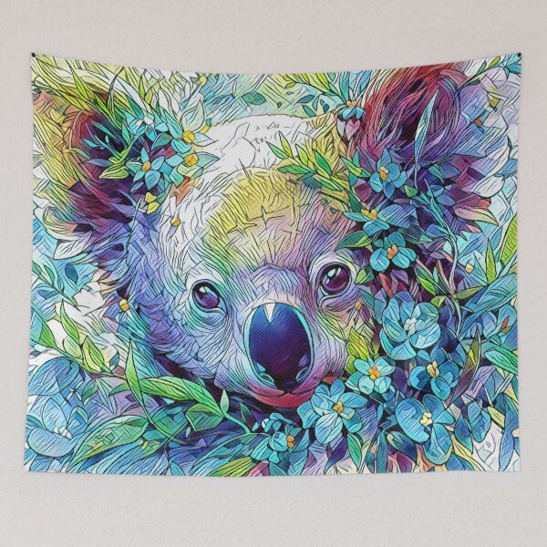 Item preview, Abstract Colorful Koala  designed and sold by TheAnimalZ00.