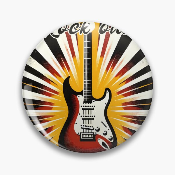 Item preview, Electric Guitar Retro Burst designed and sold by inkArtistryfine.