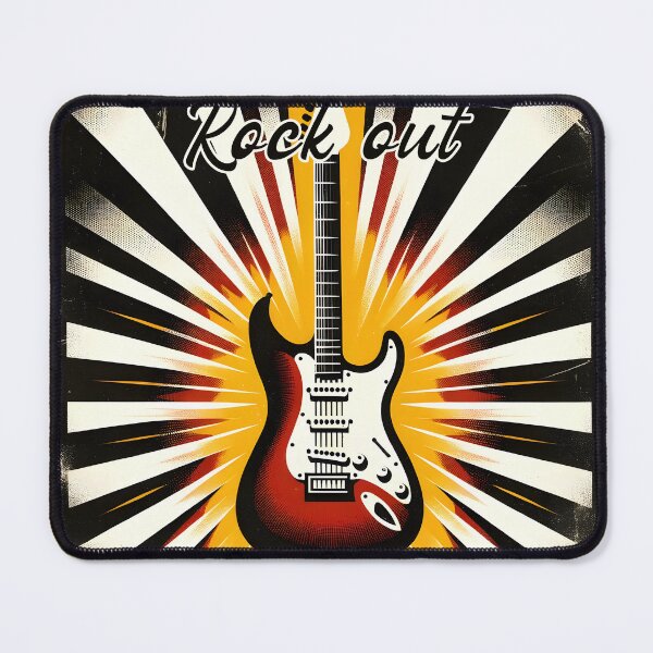 Item preview, Electric Guitar Retro Burst designed and sold by inkArtistryfine.