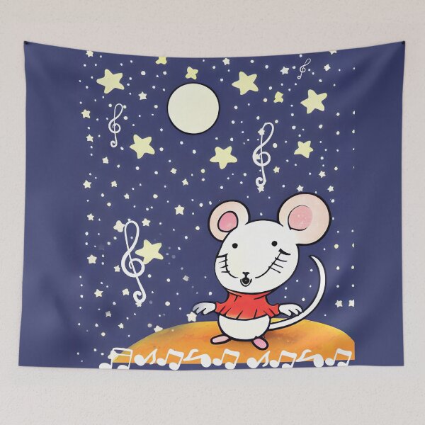 Item preview, The Mouse sings in the Stars designed and sold by Artbellachi.