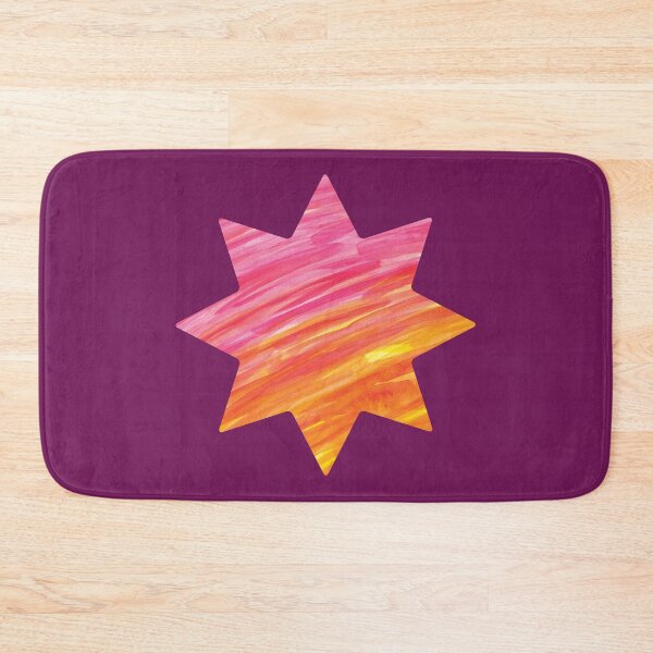 Item preview, Strawberry Orange Sunrise Star designed and sold by Alexandria Levin.