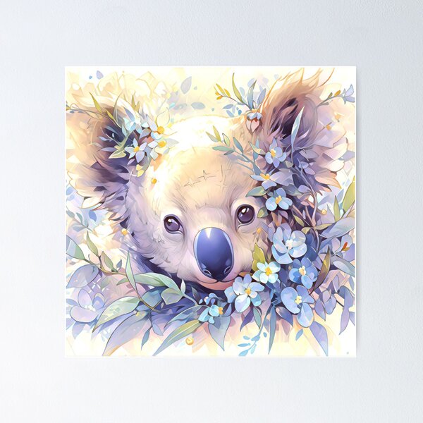 Item preview, Enchanting Colorful Koala  designed and sold by TheAnimalZ00.