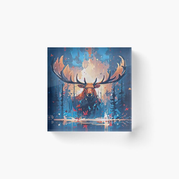 Item preview, Mystical Moose Art designed and sold by TheAnimalZ00.