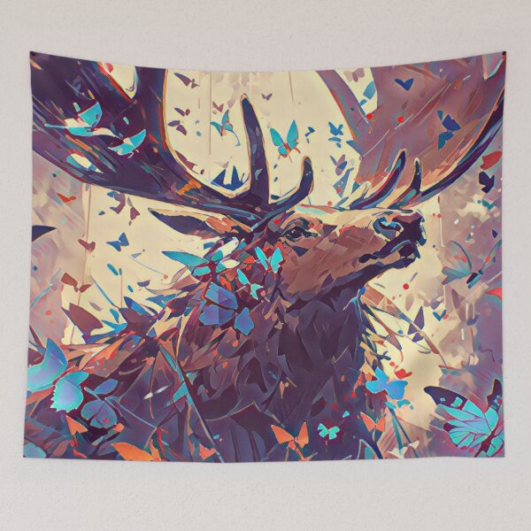 Item preview, Abstract Moose Art designed and sold by TheAnimalZ00.