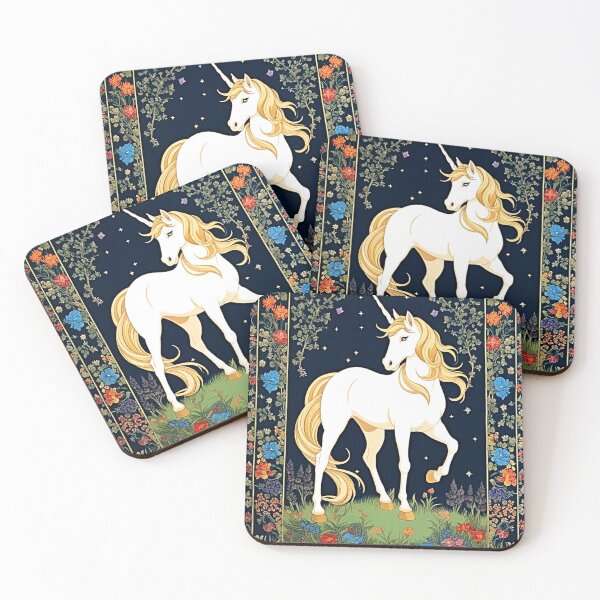 Item preview, ✨ Colorful The Last Unicorn Tapestry Fan Art #unicorn #thelastunicorn #LastUnicorn #Fantasy designed and sold by Earth Nature Creations.