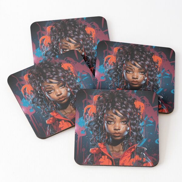 Item preview, Maroon Elegance: Afrocentric Art designed and sold by UrbanEthnicArts.