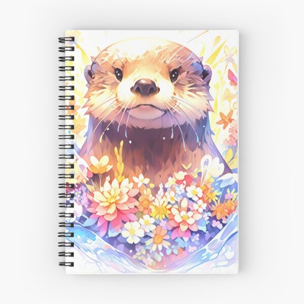 Item preview, Cute Pastel Watercolor Otter designed and sold by TheAnimalZ00.