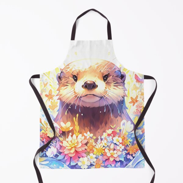Item preview, Cute Pastel Watercolor Otter designed and sold by TheAnimalZ00.