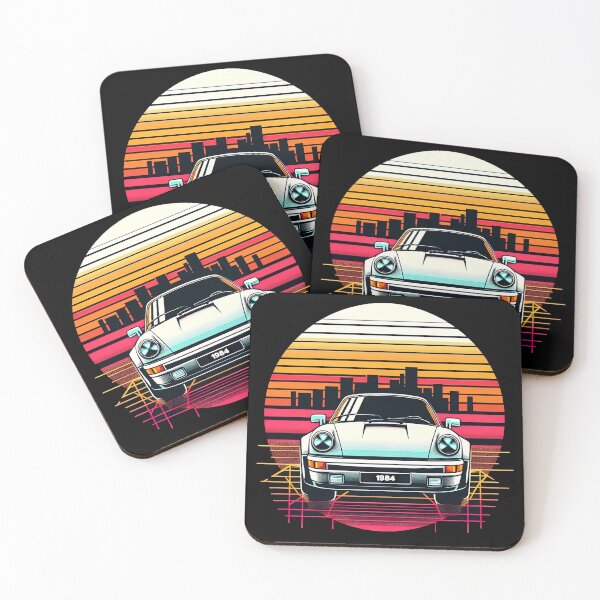 Item preview, Synthwave Supercar Retrowave 80's Sports Car Sunset Graphic designed and sold by SpookshowDesign.