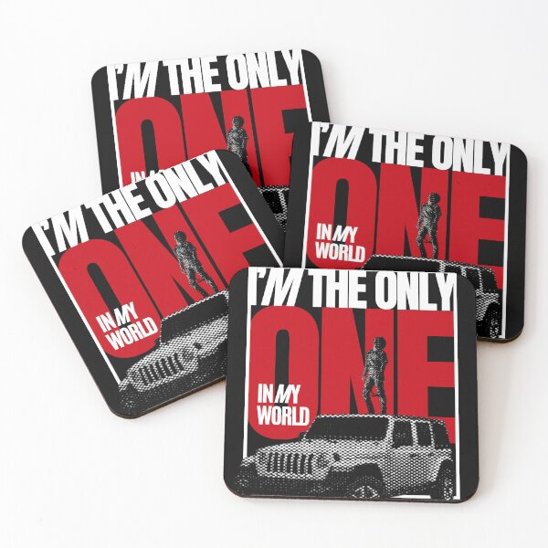 Item preview, I'M THE ONLY ONE IN MY WORLD (BLACK VERSION) designed and sold by TheCubsClub.