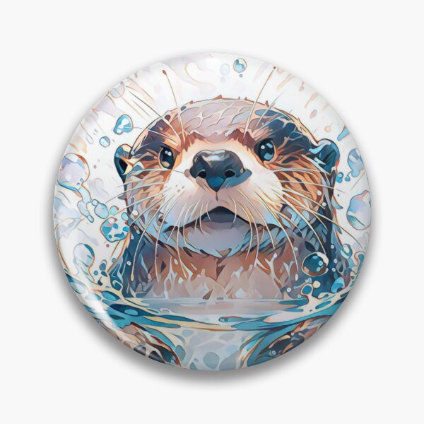 Item preview, Cute Watercolor Otter designed and sold by TheAnimalZ00.