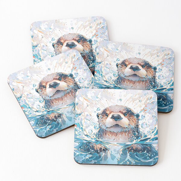 Item preview, Cute Watercolor Otter designed and sold by TheAnimalZ00.