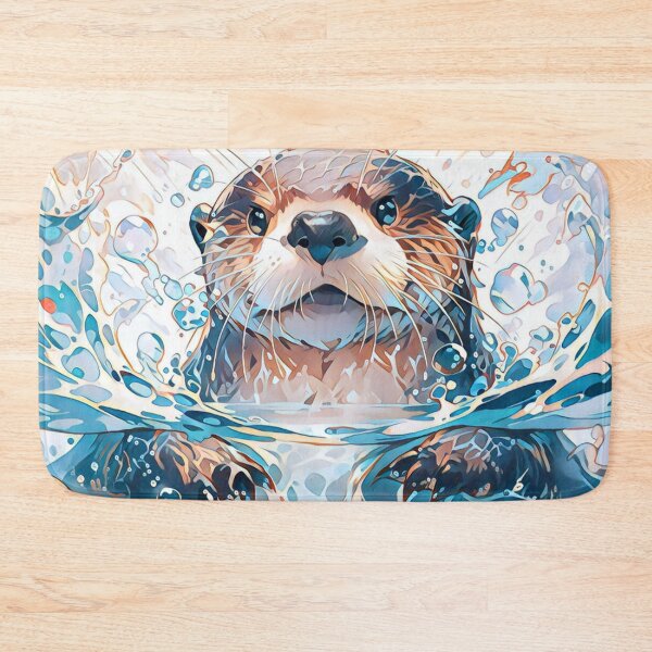 Item preview, Cute Watercolor Otter designed and sold by TheAnimalZ00.