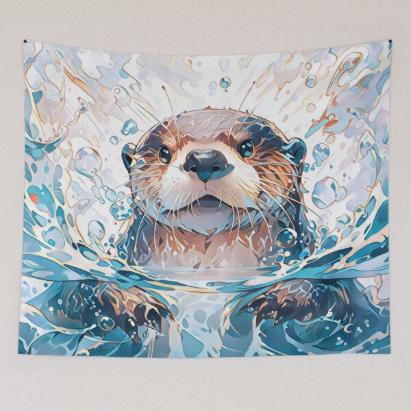 Item preview, Cute Watercolor Otter designed and sold by TheAnimalZ00.