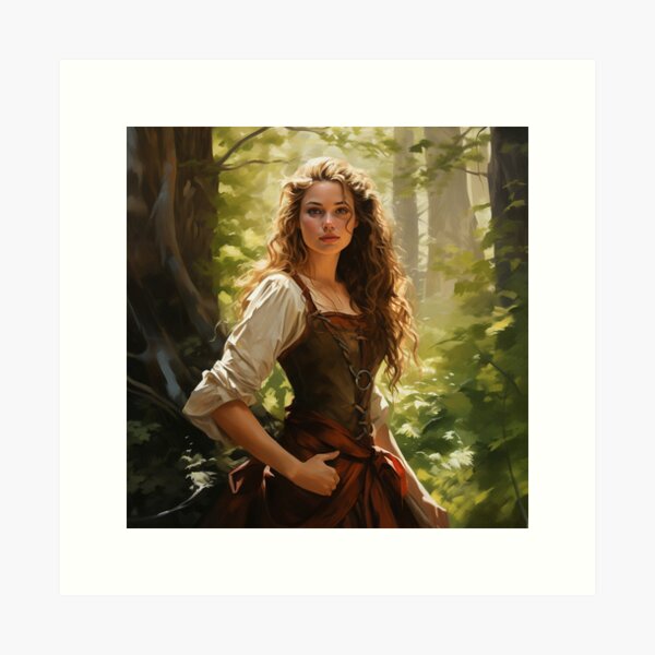 Maiden of the Greenwood Art Print