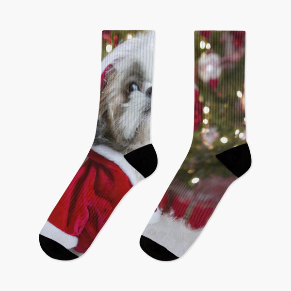 Item preview, A Very Merry Shih Tzu Christmas In Xmas Hoodie designed and sold by SubtleSplit.