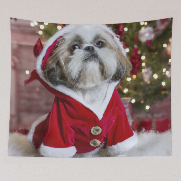 Item preview, A Very Merry Shih Tzu Christmas In Xmas Hoodie designed and sold by SubtleSplit.