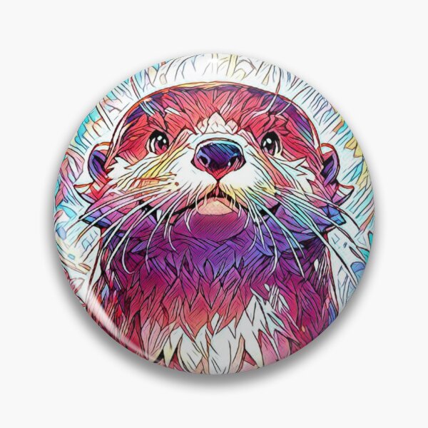 Item preview, Abstract Otter Art designed and sold by TheAnimalZ00.