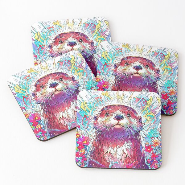 Item preview, Abstract Otter Art designed and sold by TheAnimalZ00.