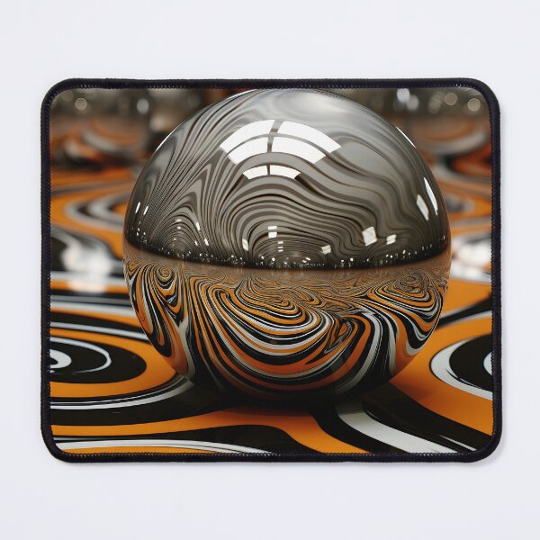 Item preview, Optical illusion mirrored Op Art print designed and sold by dcrc.
