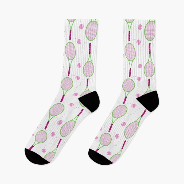 Item preview, Neon Green Tennis Racket with Pink Ball designed and sold by VintageStyle.