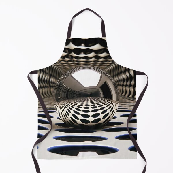 Item preview, optical illusion mirrored op art print, designed and sold by dcrc.