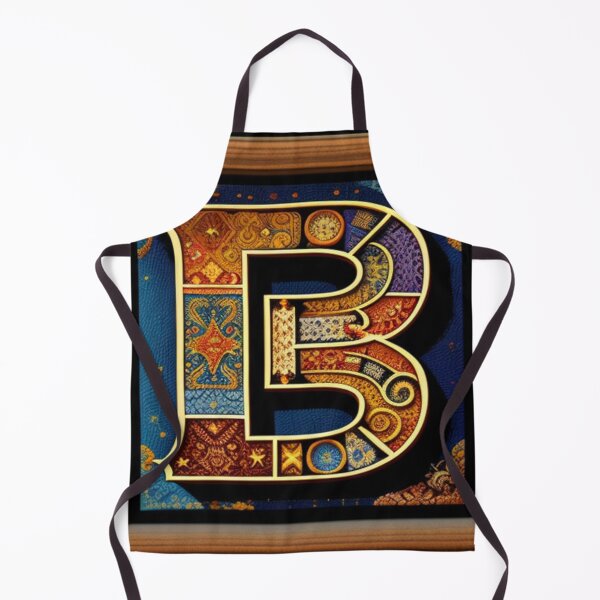 Item preview, Framed Patchwork style letter "B" designed and sold by Roxburylane.