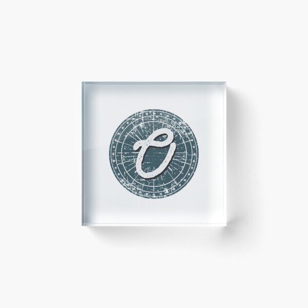 Item preview, Monogram O Vintage Sunburst Circle designed and sold by simplymonogram.