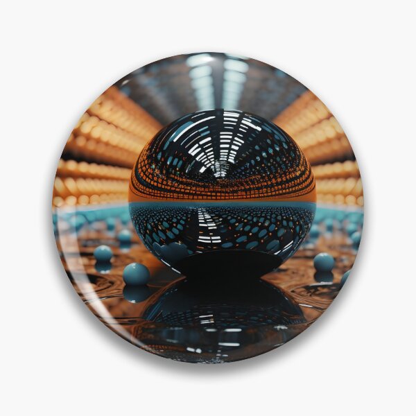 Item preview, optical illusion mirrored op art print, designed and sold by dcrc.