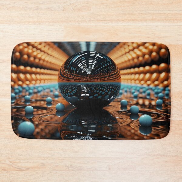 Item preview, optical illusion mirrored op art print, designed and sold by dcrc.