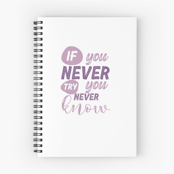Item preview, İf you never try designed and sold by Keepsie Archives by SMA.