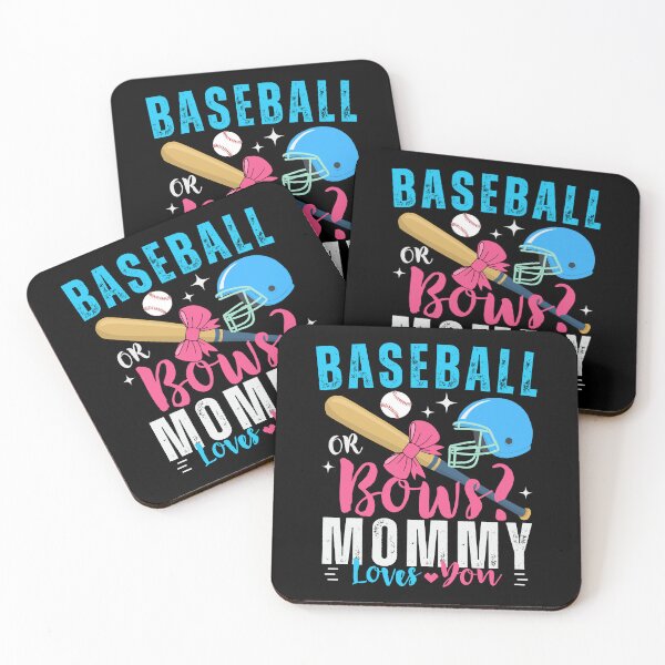 Item preview, Baseball or Bow loves you baseball gender reveal designed and sold by Sukhumpan.