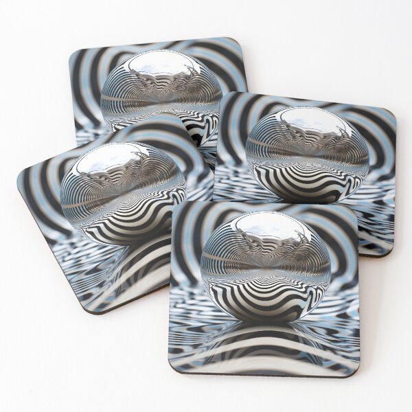 Item preview, optical illusion mirrored op art print designed and sold by dcrc.