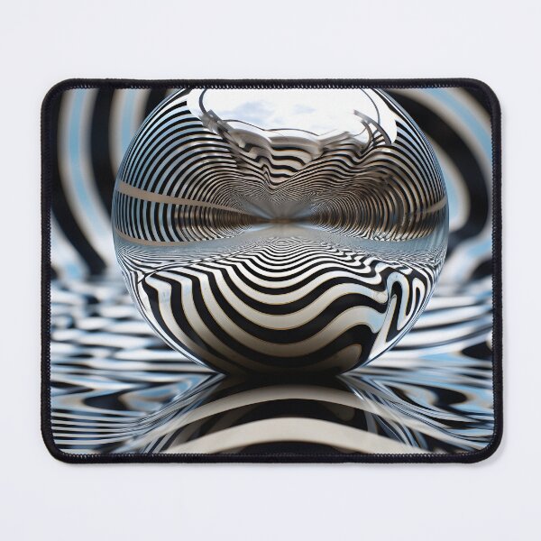 Item preview, optical illusion mirrored op art print designed and sold by dcrc.