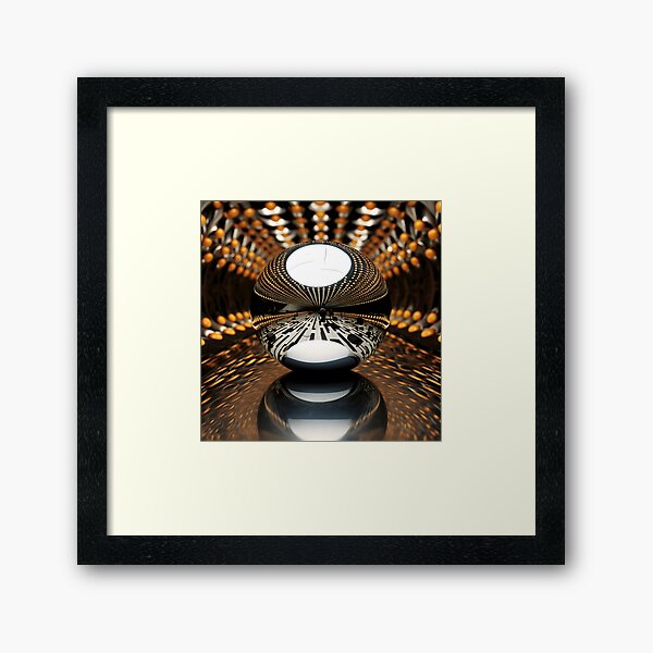 Aperçu de l'œuvre impression d'art op en miroir d'illusion d'optique créée et vendue par dcrc.