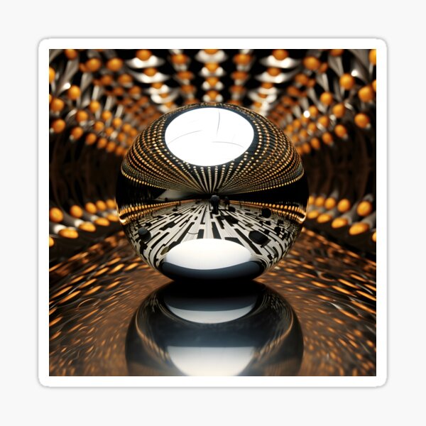 Item preview, optical illusion mirrored op art print designed and sold by dcrc.