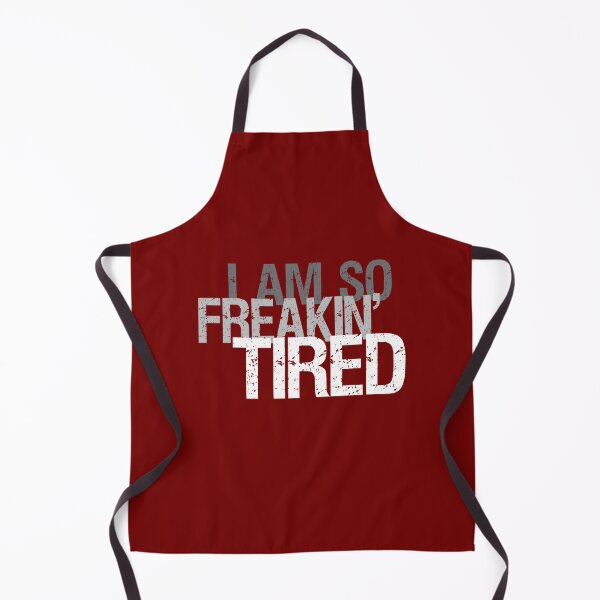 Item preview, So Freaking Tired - Tired Quotes Sayings - Distressed Grunge Text designed and sold by WIZECROW.