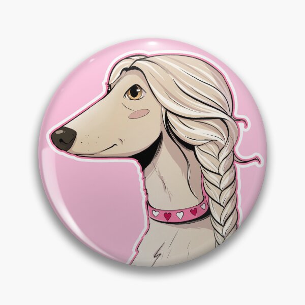 Item preview, Cute saluki greyhound  designed and sold by Iluvmygreyhound.