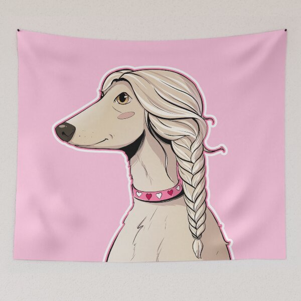 Item preview, Cute saluki greyhound  designed and sold by Iluvmygreyhound.
