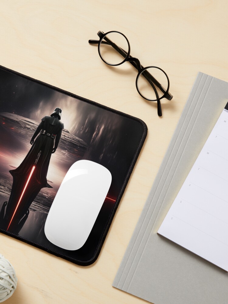 Imagen 3 de 5, Alfombrilla de ratón con la obra señor vader, diseñada y vendida por NoobsDesign.