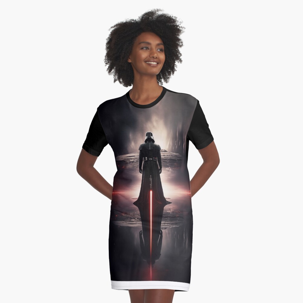 Vista previa del artículo con la obra «Vestido camiseta», diseñado y vendido por NoobsDesign.