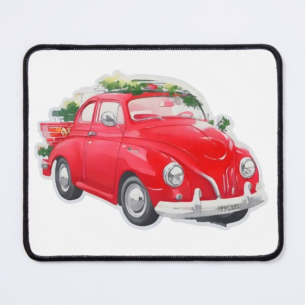 Item preview, Red vintage car designed and sold by Jayjaynaenae.