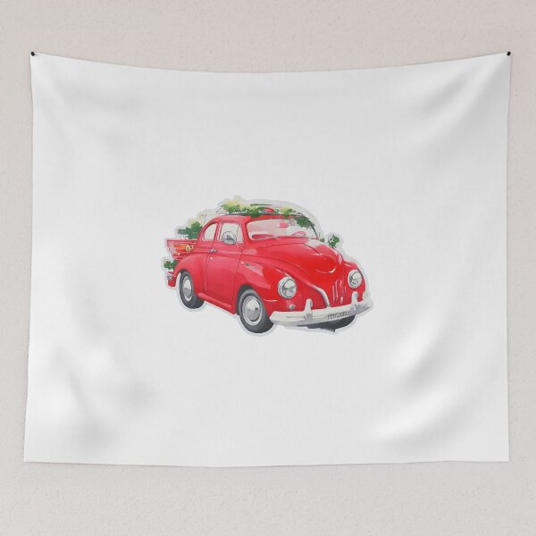 Item preview, Red vintage car designed and sold by Jayjaynaenae.