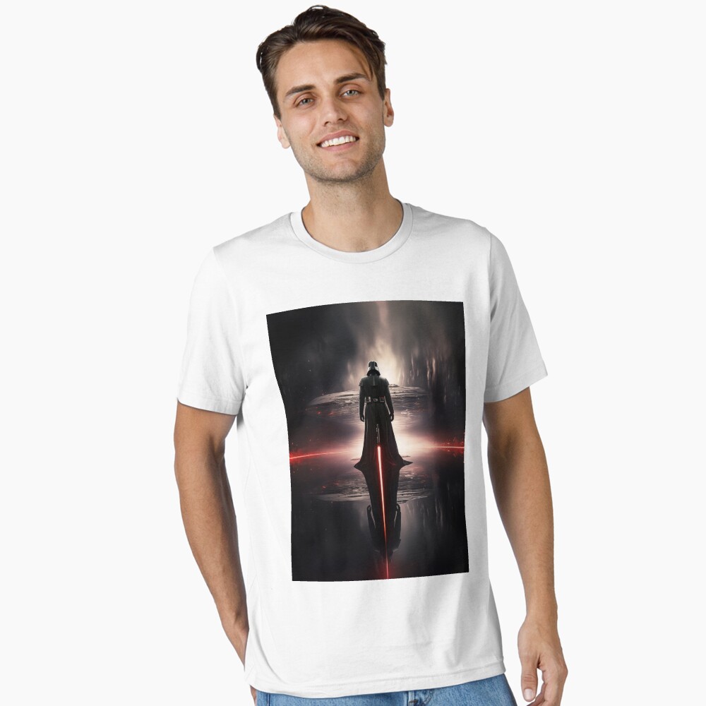 Vista previa del artículo con la obra «Camiseta esencial», diseñado y vendido por NoobsDesign.